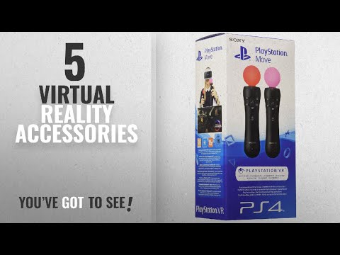 Top 10 Virtual Reality Accessories [2018]: Sony PlayStation Move Motion Controller - Twin Pack