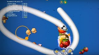 Worm zone gameplay Part #17 Oggy jack video 2022