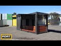 20ft Shipping Container Cafe