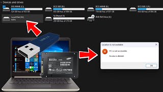 How to fix Disk Is not accessible or access is denied 2024 Guide