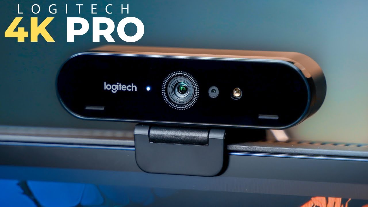 Logitech 4K Pro Webcam with HDR and Noise-Canceling Mics, Black