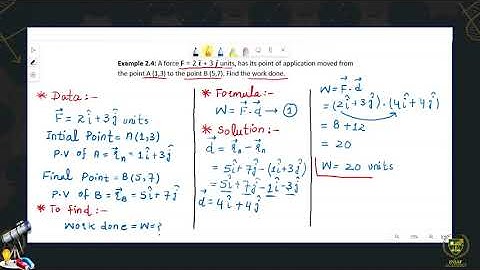 11th Physics CH 2  LEC  2. 12||Example # 2.4, Example # 2.5