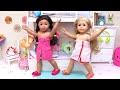 Baby Doll Sisters collection of good habits! Play Toys