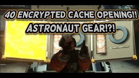 ASTRONAUT GEAR!! | 40 ENCRYPTED CACHE OPENING (THE DIVISION 1.7)