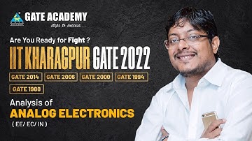 Are you ready to fight? | Analysis of Analog Electronics (EE/EC/IN) IIT KGP GATE 2022 | Dhande Sir