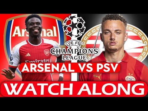 Arsenal 4-0 PSV: Champions League Watch along @deludedgooner