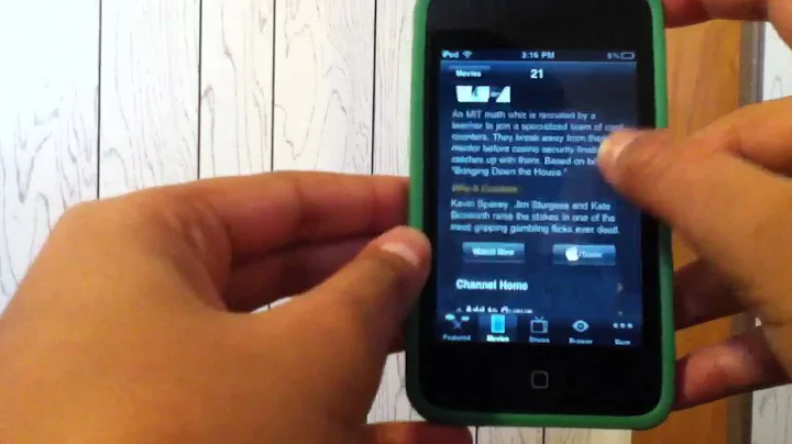 How to watch free movies and tv shows on iPod touch,iPhone,