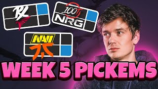 Sliggy Pickems Week 5 \& Pacific Playoffs