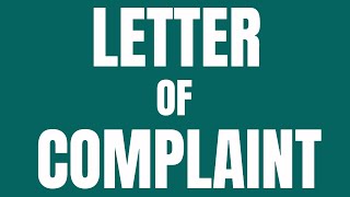 LETTER OF COMPLAINT - For CBSE grades - 10 & 12 - Format & Writing Style of a Complaint Letter screenshot 5