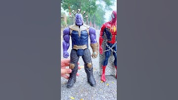 Spider Man Held Hostage by Thor Hulk but Fortunate  Success Rescue #actionfigure #shorts #mahuspidey