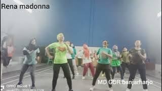 senam kreasi dadi siji (Jono Joni ) Madonna aerobik brebes GOR banjarharjo
