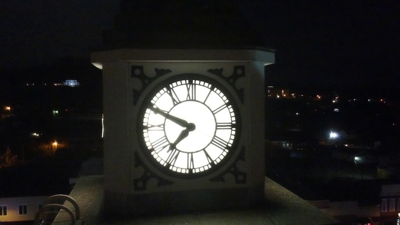 Paoli Indiana Courthouse at night YouTube