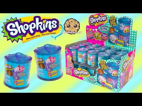 Shopkins Food Fair Candy Jar Blind Bag Box Unboxing Season 1 , 2 , 3 Exclusive Colors Video