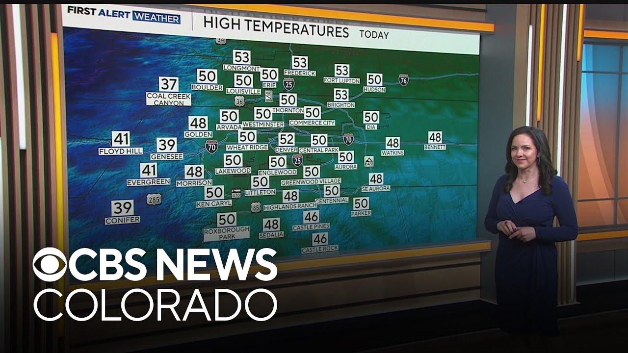 Near normal temperatures Sunday in the Denver metro area - YouTube