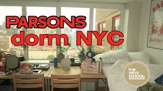 NYC college dorm move-in | Parsons