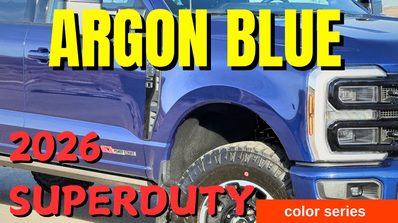 Ford Super Duty — Argon Blue (серия Color Reveal 2026)