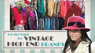 VINTAGE LUXURY  Shopping for HIGH END DESIGNER Bags and Clothes!!!