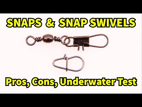 Should you use snap swivels with fishing lures? Underwater lure