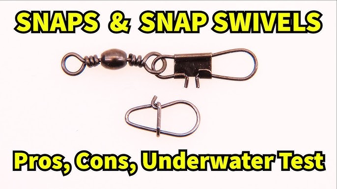 When To Use Snaps or Snap Swivel or When to Tie Your Fishing Lure