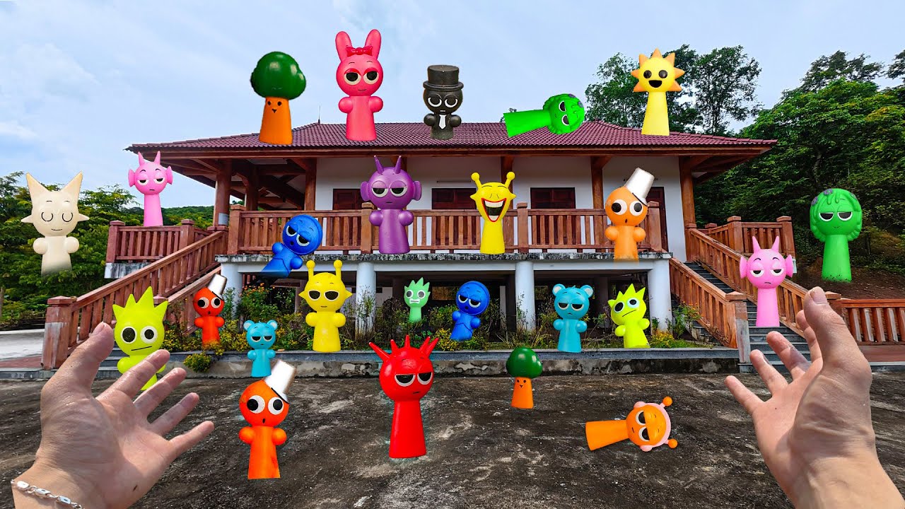 The Secret Under the Old Stilt House: Discovering All the Sprunki!