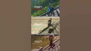 AC Shadows vs AC Valhalla vs AC Odyssey | Stairs Physics