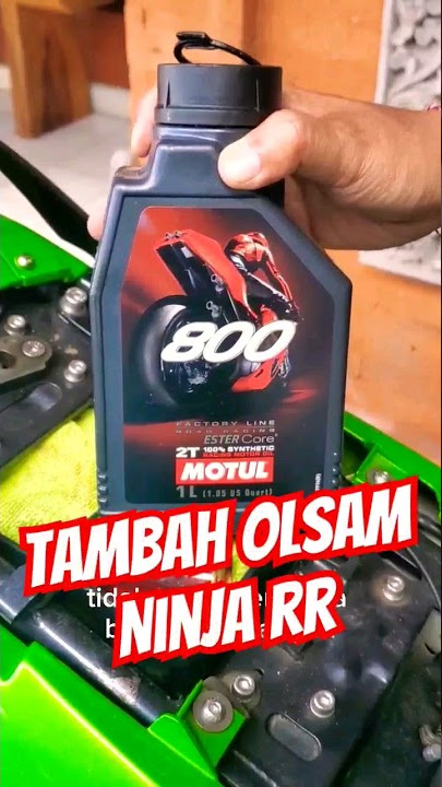 #SundayCurhat adding side oil to Ninja RR #DewataBali #NgeShortsBareng