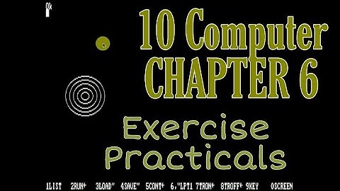 10 class computer chapter 6 Exercise programs | GW BASIC Practical