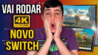 SWITCH 2 VAI RODAR 4K NA TV!