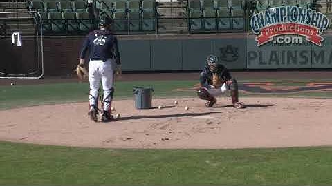Catching & Moving Receiving Drill for Baseball Catchers!