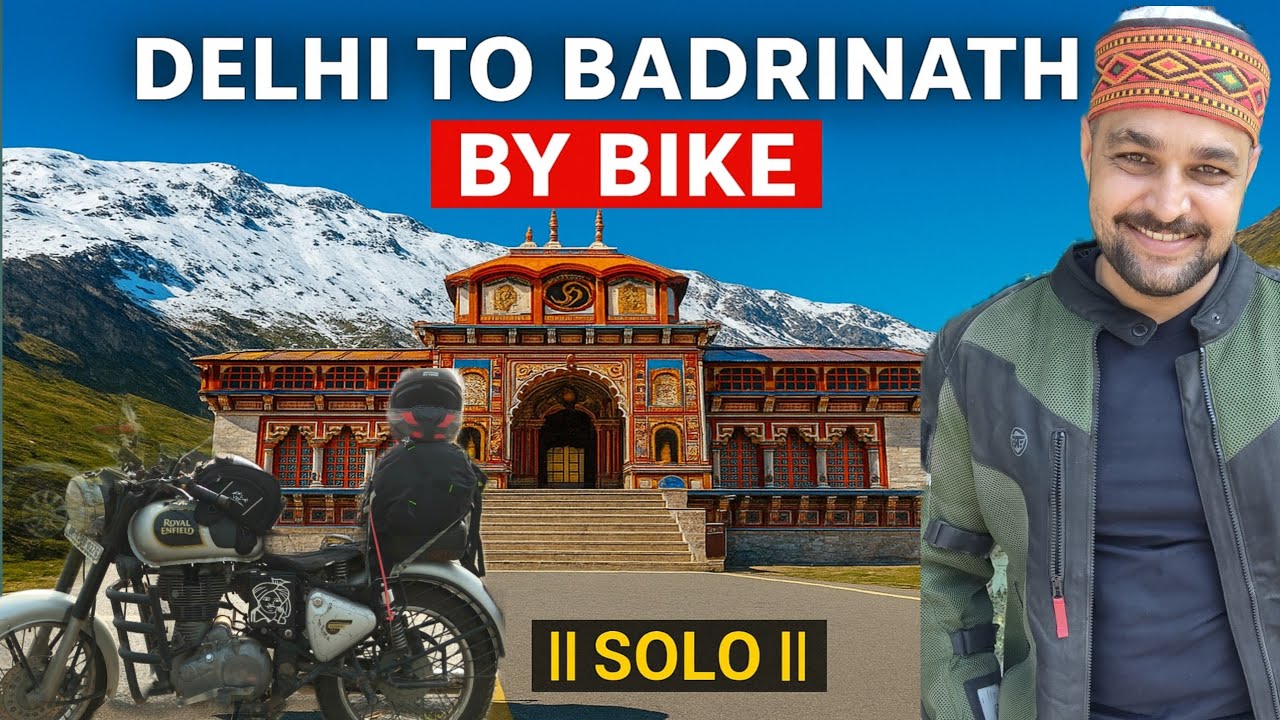 Delhi to Badrinath dham By Bike || Solo || Bullet classic 350 || Road condition after rain||Oct-2025