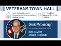 Secretary denis mcdonough veteran townhall  may 15 2024