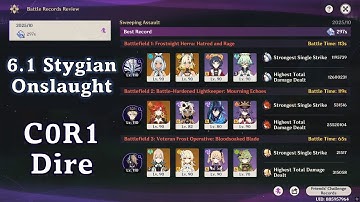 [6.1 Stygian Onslaught] C0R1 Dire 297s Clear