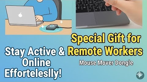 Special Gift for Remote Workers | Mouse Mover Dongle | Stay Active & Online Effortlessly!