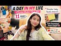CA inter study vlog | A day in my life 💓| inter registration process | first PR rec🫶🏻| 11+ hours