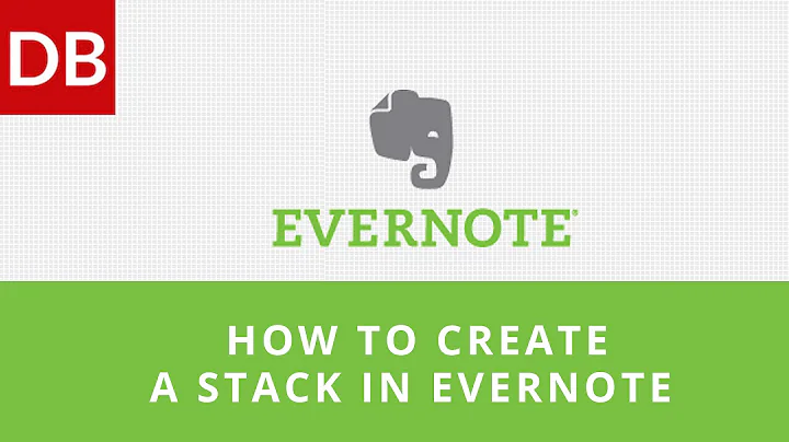 How to Create a Stack in Evernote