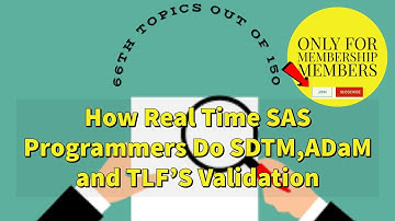 66th Clinical SAS Q&A about validation.