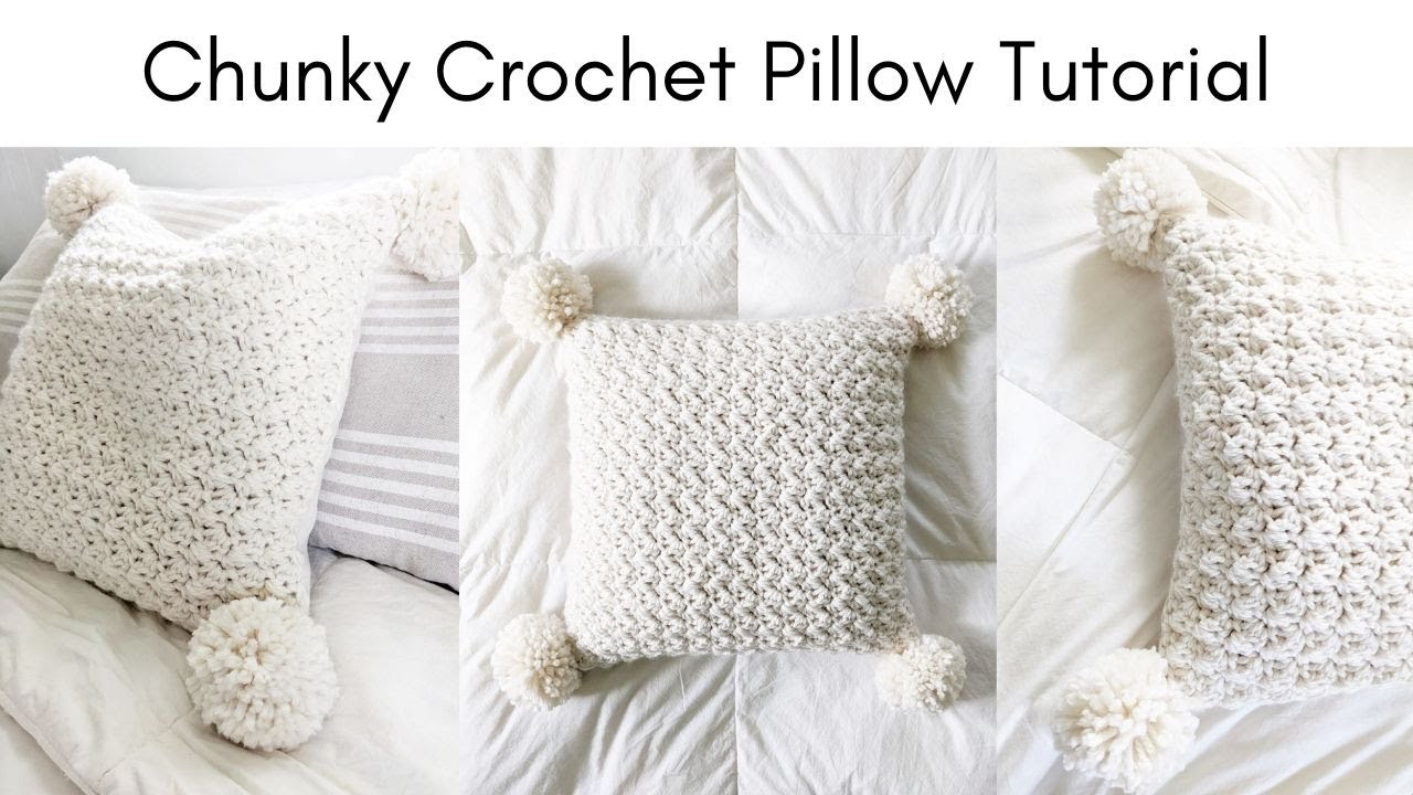 Chunky Crochet Pillow Pattern - Easy Crochet Patterns