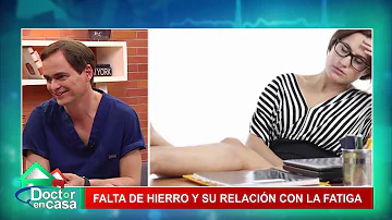 ¿Cómo se siente la fatiga por falta de hierro?