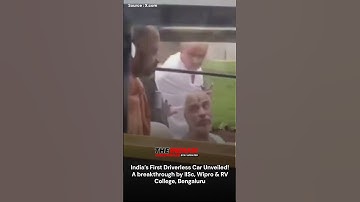 India’s First Driverless Car by IISc, Wipro & RV College | Made in Bengaluru 🇮🇳