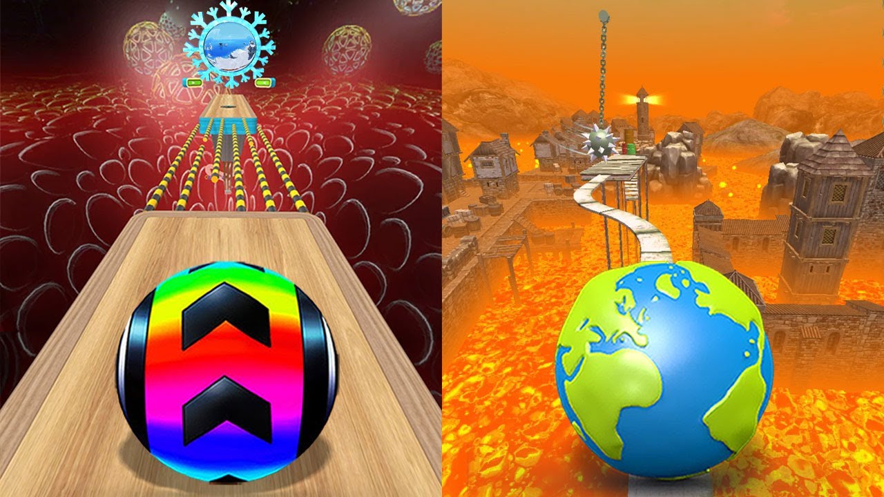 🌈 Going Balls VS Rollance Adventure Ball,Rolling Balance Ball 3D,Action Balls,Super Rolling Balls