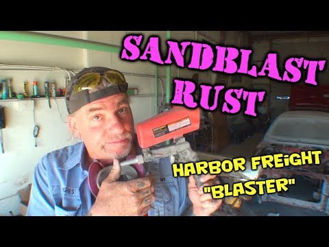 How To Remove RUST - Do It Yourself Sandblasting