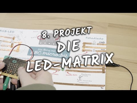 Die Reise mit dem BBC micro:bit - 8. Projekt - Die LED-Matrix