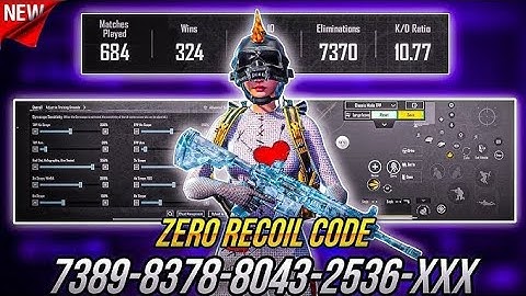 NEW UPDATE 3.5 🔥 BEST SENSITIVITY CODE + CONTROL SETTINGS BGMI/PUBG MOBILE