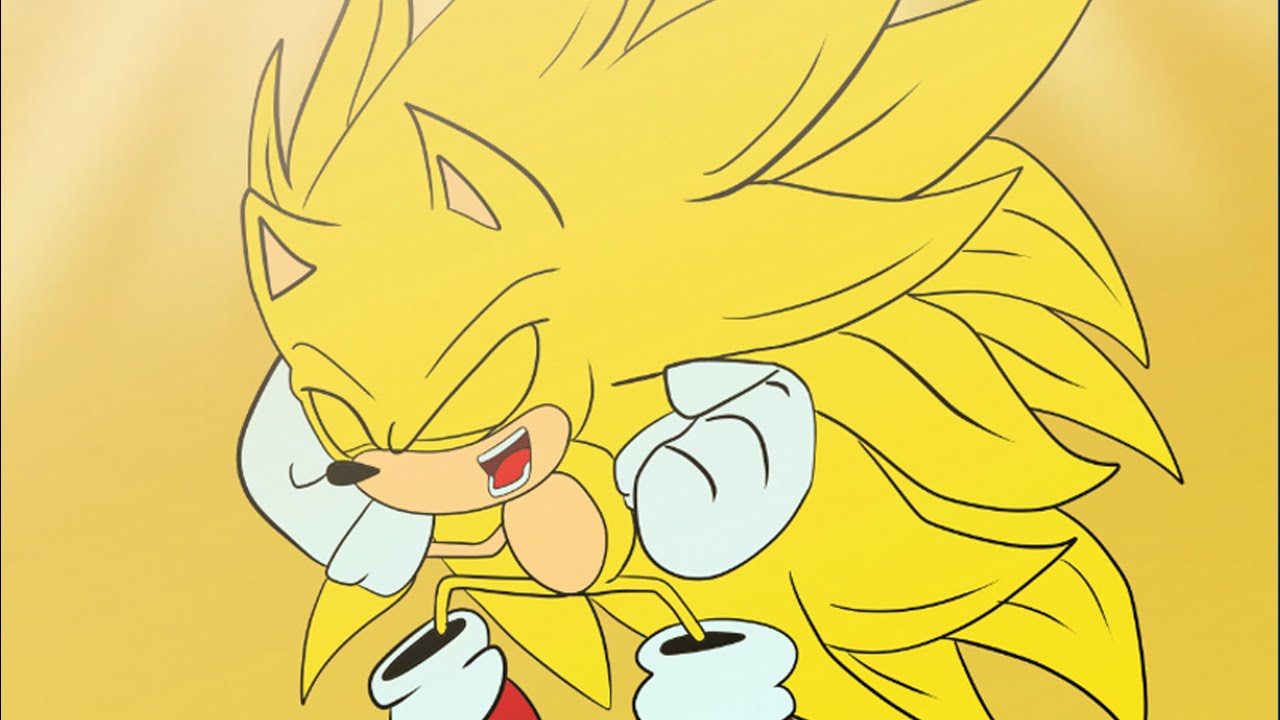 Sonic turns into Super Sonic 3 for the First Time