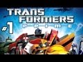 Transformers Prime: The Game - Part 1 Gameplay Commentary - The Battle Begins! (Optimus Prime) Wii U HD