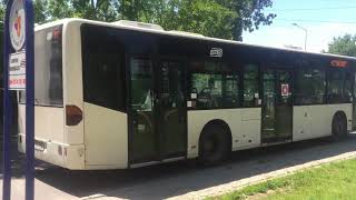 Autobuzul Mercedes Benz Citaro Euro 3 #4109(141) părăsind stația “Dumitru Brumarescu”