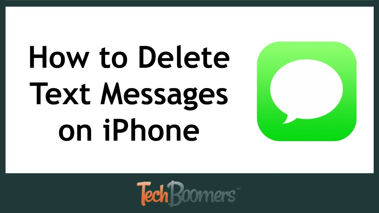 How to Delete Text Messages on iPhone