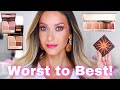 RANKING MY ENTIRE CHARLOTTE TILBURY EYESHADOW PALETTE COLLECTION!