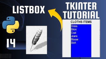 How to Create ListBox | #14 | Python Tkinter Tutorial and GUI