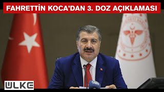 Üçüncü Doz Hatırlatma Aşısı Yerli Aşıyla Yapılabilir